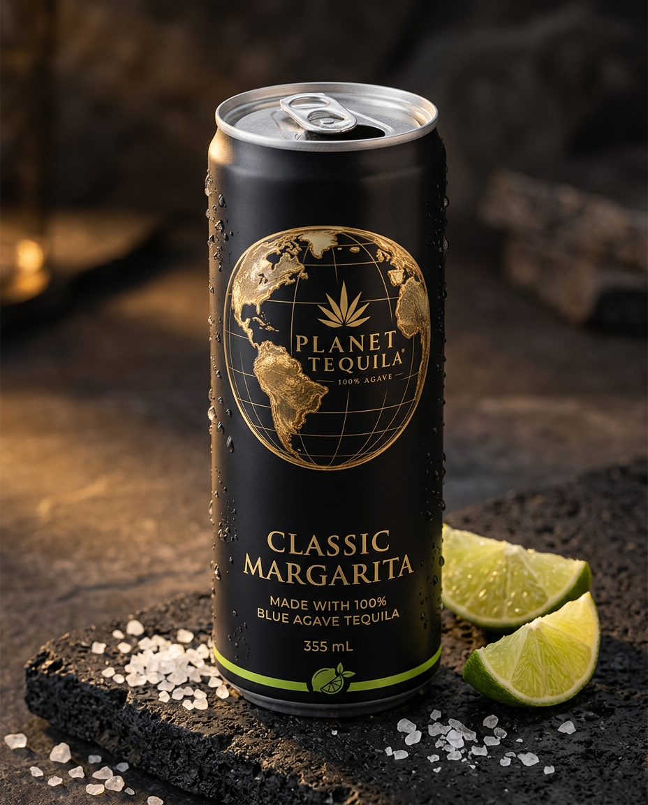 Planet Tequila Classic Margarita ready-to-drink can