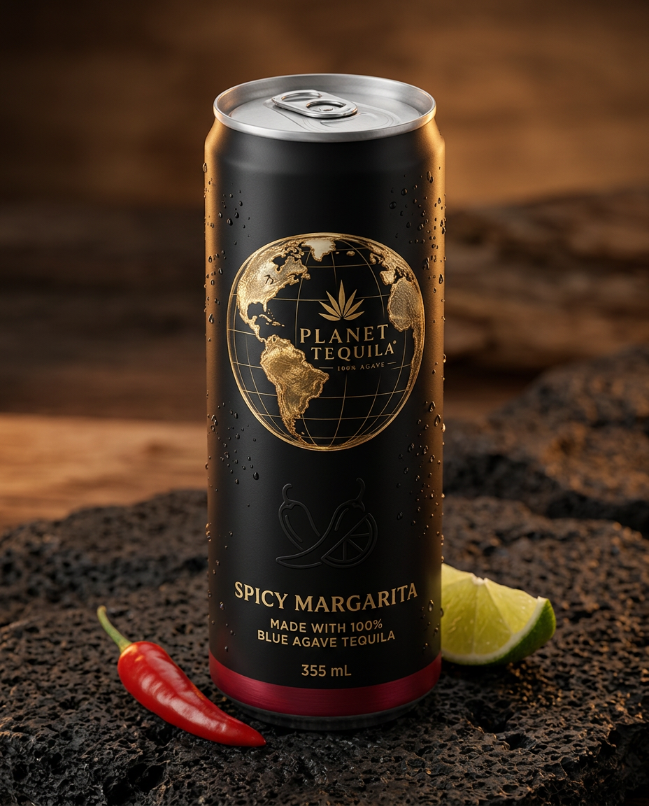 Planet Tequila Spicy Margarita ready-to-drink can