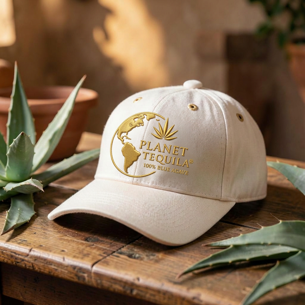 Cream Planet Tequila embroidered cap